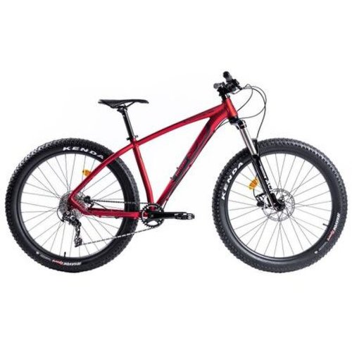 Bicicleta pegas mtb fat bike drumuri grele pro 17, rosu/negru