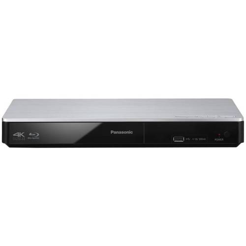 Panasonic Blu-ray player bdt281eg, 3d, 4k upscaling, smart, wireless, dlna, miracast, silver