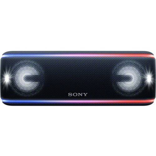 Sony Boxa portabila srsxb41b, extra bass, live sound, bluetooth, nfc, wi-fi, wireless party chain, party booster, rezistenta la apa, efect de lumini, negru
