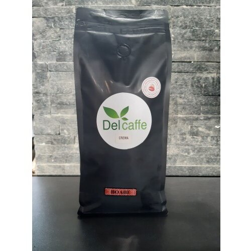 Cafea boabe delcaffe crema , 250gr, 50% arabica, 50% robusta
