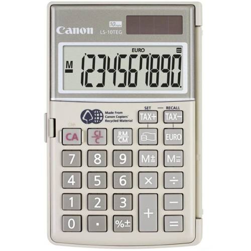 Calculator de birou canon ls-10teg, 10 digit, gri