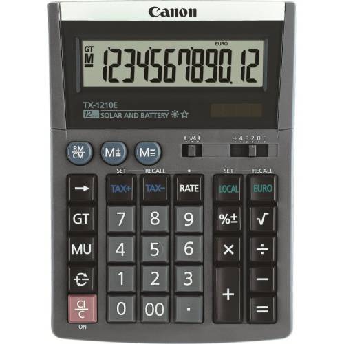 Calculator de birou canon tx-1210e, 12 cifre