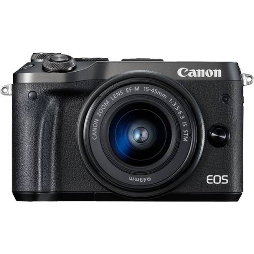 Camera fotoeos m6 ef-m 15-45mm, 24.2mpx, obiectiv ef-m 15- 45mm, stabilizator imaginewi- fi