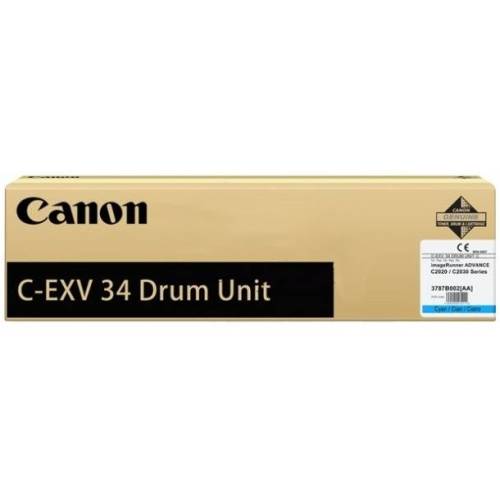 Canon drum unit cexv34, cyan for ira c2020/2030l