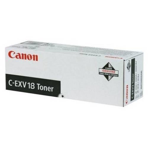 Canon toner cexv18, toner for ir1018/1022 series, yield 8,4k cf0386b002aa