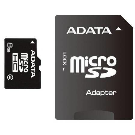 Card de memorie microsdhc 8 gb class4 cu adaptor sd - 99 ani ausdh8gcl4-ra1
