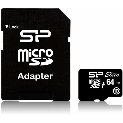 Silicon Power Computer & Communicat Card de memorie silicon power micro sdxc 64gb class 10 elite uhs-1 +adapter