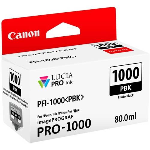 Cartus cerneala canon pfi-1000pbk , photo black