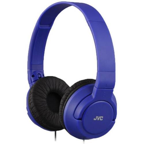 Jvc Casti audio cu banda ha-s180-a, tip dj, ultrausoare, albastru