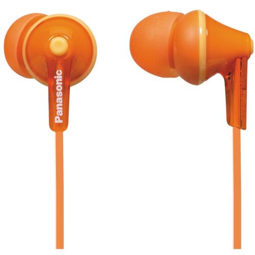 Casti audio in-ear panasonic rp-hje125e-d, portocaliu