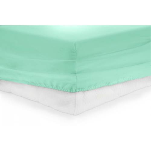 Cearsaf de pat cu elastic hr-zsheet-180trq, 180 x 200 cm, turcoaz