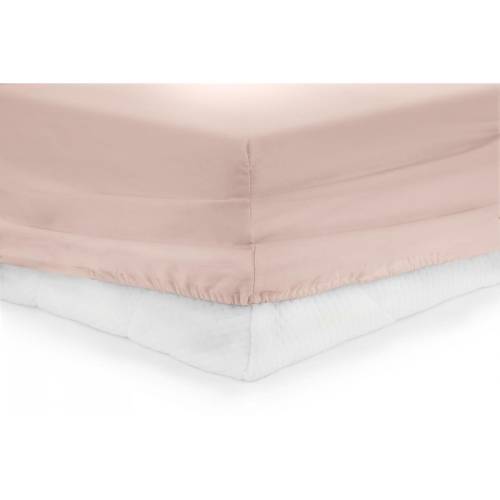 Cearsaf de pat cu elastic hr-zsheet-90pk, 90 x 200 cm, roz