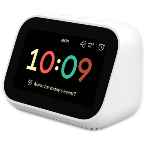 Ceas inteligent mi smart clock, chromecast integrat, asistenta google, alb