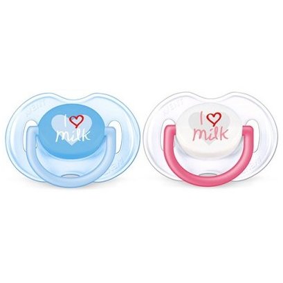 Philips Classic pacifier pack blue pink 0 - 6 months