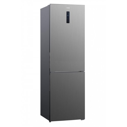 Combina frigorica samus scx480nf+, full no frost, 347 l, display lcd, usa reversibila, h 195 cm, clasa f (a+), inox/silver