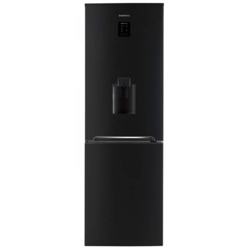 Combina frigorifica daewoo rn-307rdqb, 305 l, clasa a+, no frost, dispenser apa, negru