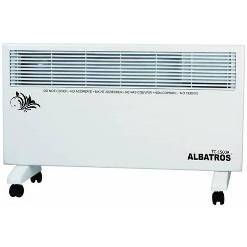 Albatros Convector electric tc-1500a, putere 1500 w, termostat reglabil, 2 trepte de putere