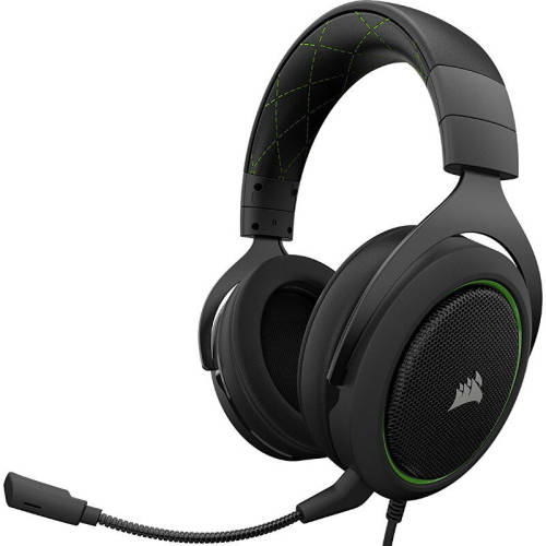 Corsair stereo gaming headset hs50 green (eu)