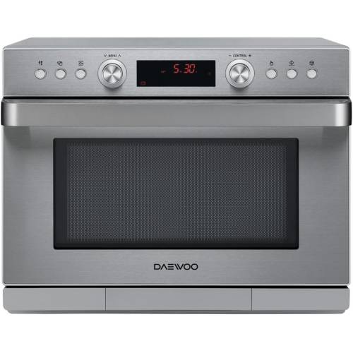 Daewoo Cuptor cu microunde kos-1c4k, 34 l, 800 w, autocuratare cu abur, mecanic, grill, timer, inox