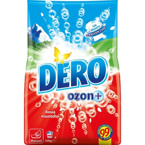 Detergent manual dero ozon+ roua muntelui, 400 spalari, 20 kg
