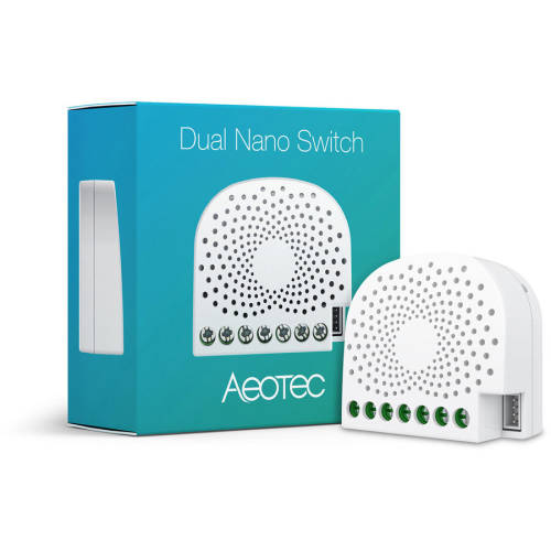 Aeotec Dual nano switch smart home, z-wave