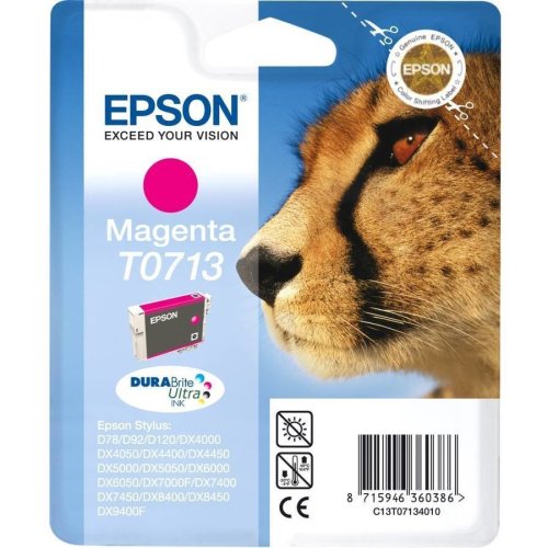 Epson singlepack magenta t0713 durabrite ultra ink 5,5ml