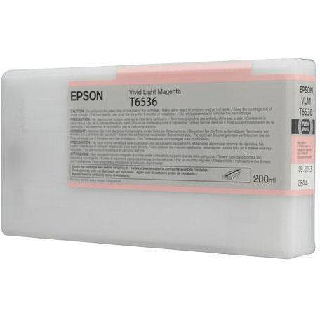 Epson t653600 ink cartridge vivid light magenta 200ml