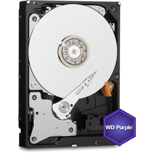 Hard disk western digital new purple 4tb sata-iii intellipower 64mb