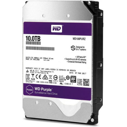 Western Digital Hdd desktop purple 3.5'' 10tb sata3 256mb