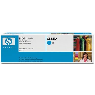 Hp c8551a toner cyan print cartridge for lj9500 color smart c8551a