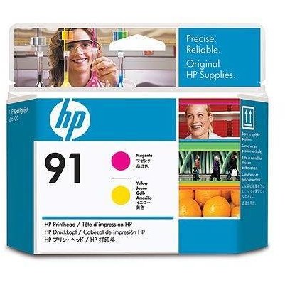 Hp c9461a ink 91 printhead magenta and yellow for:designjet z6100, z6100ps c9461a