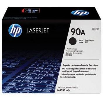 Hp ce390a toner cartridge 90a black with smart printing technology ce390a