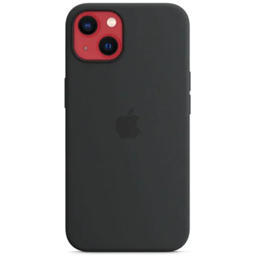 Husa de protectie apple silicone case with magsafe pentru iphone 13, midnight