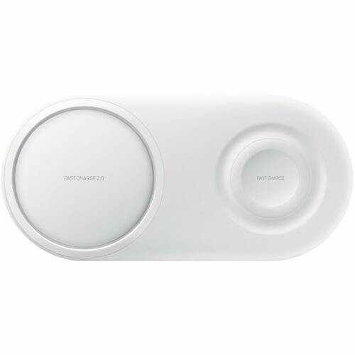 Incarcator wireless samsung wireless charger duo pad, incarcator inclus, white