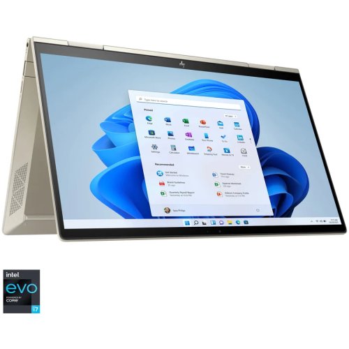 Laptop 2 in 1 hp envy x360 13-bd0028nn cu procesor intel® core™ i7-1165g7, 13.3, full hd, 16gb, 1tb ssd, intel® iris® xᵉ graphics, windows 11 home, pale gold