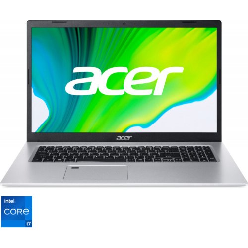Laptop acer 17.3'' aspire 5 a517-52g, fhd ips, intel core i7-1165g7, 16gb ddr4, 1tb ssd, geforce mx350 2gb, no os, silver