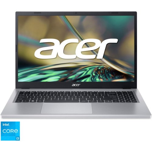 Laptop acer aspire 3 a315-510p cu procesor intel® core™ i3-n305 pana la 3.8 ghz, 15.6, full hd, 8gb ddr5, 256gb ssd, intel® uhd graphics, no os, silver