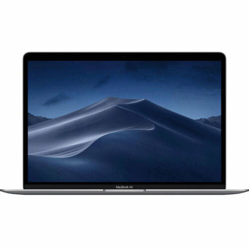 Laptop apple 13.3'' new macbook air 13 with retina true tone, intel i5 1.6ghz, 8gb, 128gb ssd, gma uhd 617, macos mojave, space grey, int keyboard
