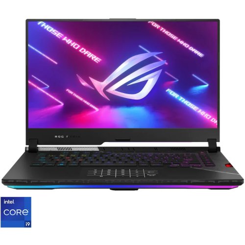 Laptop Gaming ASUS ROG Strix SCAR 15 G533ZS cu procesor Intel® Core™ i9-12900H, 15.6, WQHD, 240Hz, 32GB, 1TB SSD, NVIDIA® GeForce RTX™ 3080 8GB, No OS, Off Black
