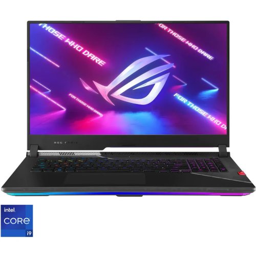 Laptop Gaming ASUS ROG Strix SCAR 17 G733ZS cu procesor Intel® Core™ i9-12900H, 17.3, WQHD, 240Hz, 32GB, 1TB SSD, NVIDIA® GeForce RTX™ 3080 8GB, NO OS, Off Black