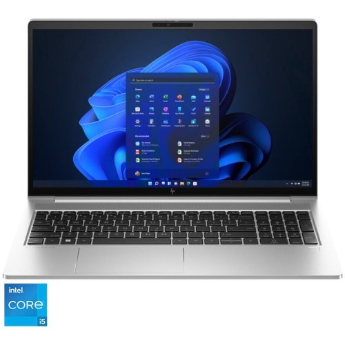 Laptop hp elitebook 650 g10 cu procesor intel® core™ i5-1335u pana la 4.60 ghz, 15.6, full hd, ips, 16gb ddr4, 512gb ssd, intel® iris® xe graphics, windows 11 pro, pike silver