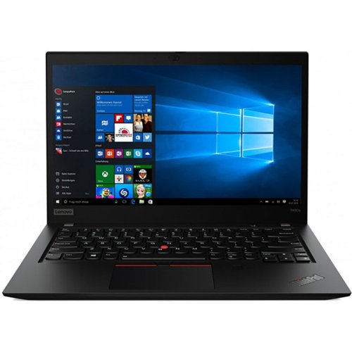 Laptop lenovo 14'' thinkpad t490s, fhd ips, intel core i5-8265u , 8gb ddr4, 256gb ssd, gma uhd 620, win 10 pro, black
