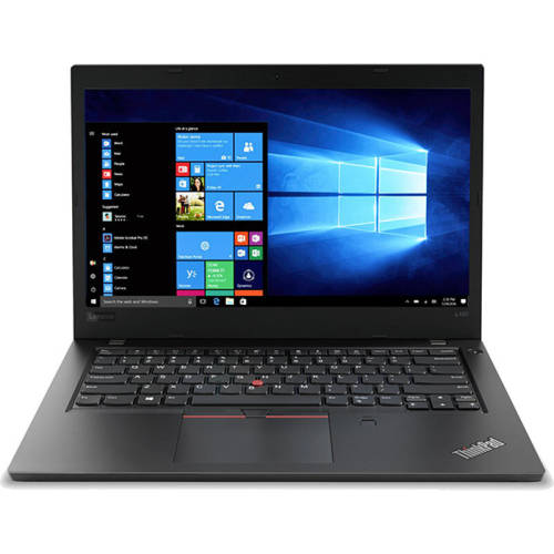 Laptop lenovo 14'' thinkpad l480, fhd ips, intel core i5-8350u , 8gb ddr4, 256gb ssd, gma uhd 620, win 10 pro, black