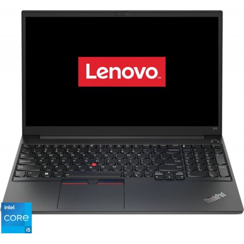 Laptop lenovo 15.6'' thinkpad e15 gen 4, fhd ips, procesor intel® core™ i5-1235u (12m cache, up to 4.40 ghz, with ipu), 8gb ddr4, 256gb ssd, intel iris xe, no os, black