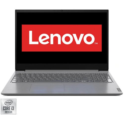 Laptop lenovo 15.6'' v15 iml, fhd, intel core i3-10110u, 8gb ddr4, 256gb ssd, gma uhd, no os, iron grey