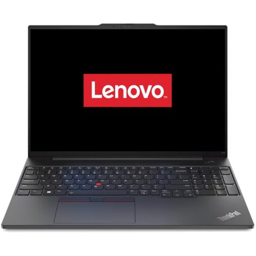 Laptop lenovo 16'' thinkpad e16 gen 1, wuxga ips, procesor amd ryzen™ 5 7530u (16m cache, up to 4.5 ghz), 16gb ddr4, 512gb ssd, radeon, no os, graphite black