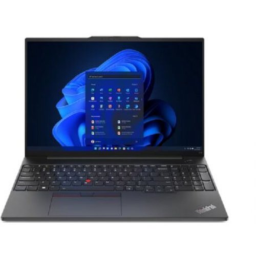 Laptop lenovo 16'' thinkpad e16 gen 1, wuxga ips, procesor intel® core™ i5-1335u (12m cache, up to 4.60 ghz), 16gb ddr4, 512gb ssd, intel iris xe, no os, graphite black