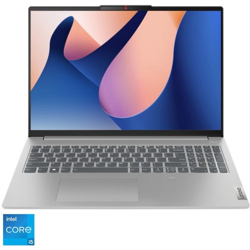 Laptop lenovo ideapad slim 5 16irl8 cu procesor intel® core™ i5-13420h pana la 4.6 ghz, 16, wuxga, ips, 16gb, 512gb ssd, intel® uhd graphics, no os, cloud grey