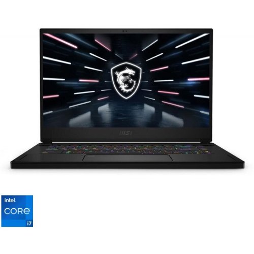Laptop msi gaming 15.6'' gs66 stealth 12ugs, qhd 240hz, procesor intel® core™ i7-12700h (24m cache, up to 4.70 ghz), 16gb ddr5, 1tb ssd, geforce rtx 3070 ti 8gb, no os, core black