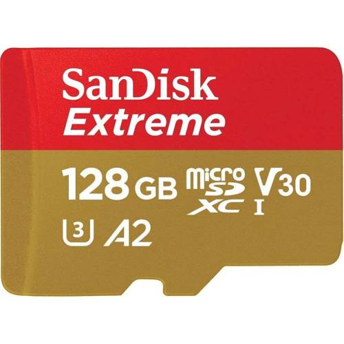 Sandisk Microsd card extreme, 128gb, clasa 10